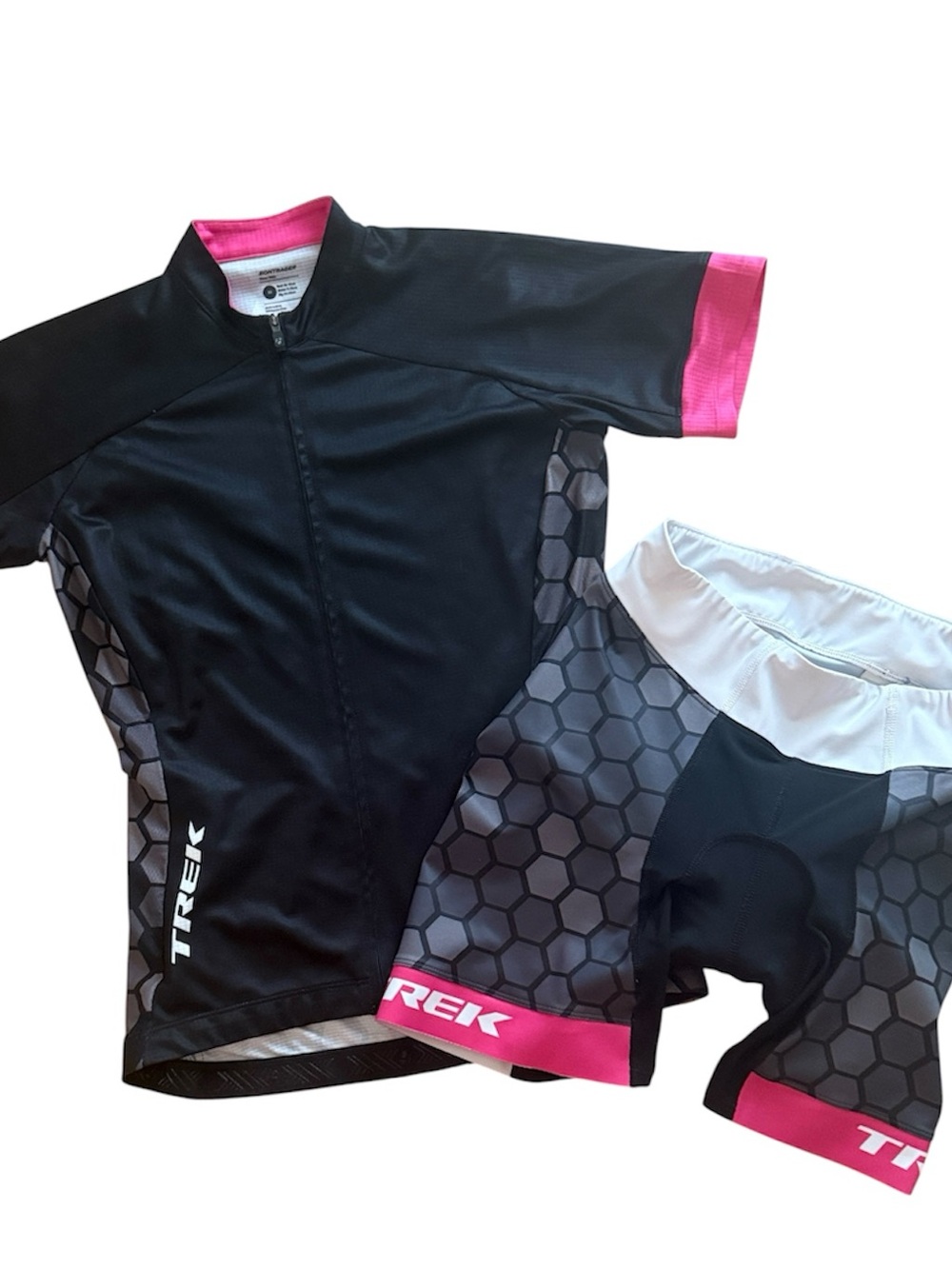 TREK BONTRAGER ANARA WOMENS CYCLING BIKING ATHLETIC KIT JERSEY & SHORTS MEDIUM